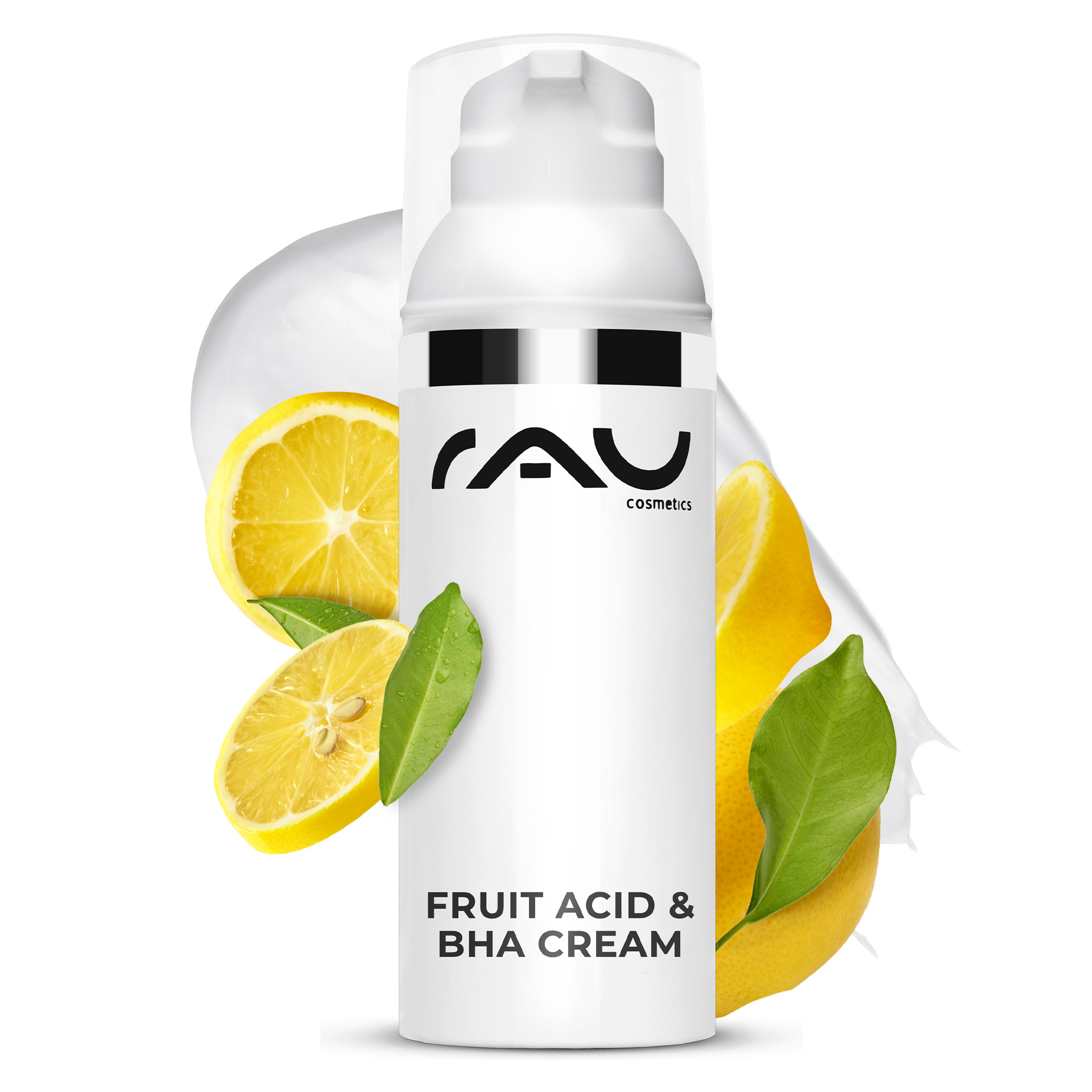 フルーツ酸&BHAクリーム 50ml - BHAフルーツ酸クリーム Zitrusfrucht, Obst, Produzieren, Zitrone, Shaker