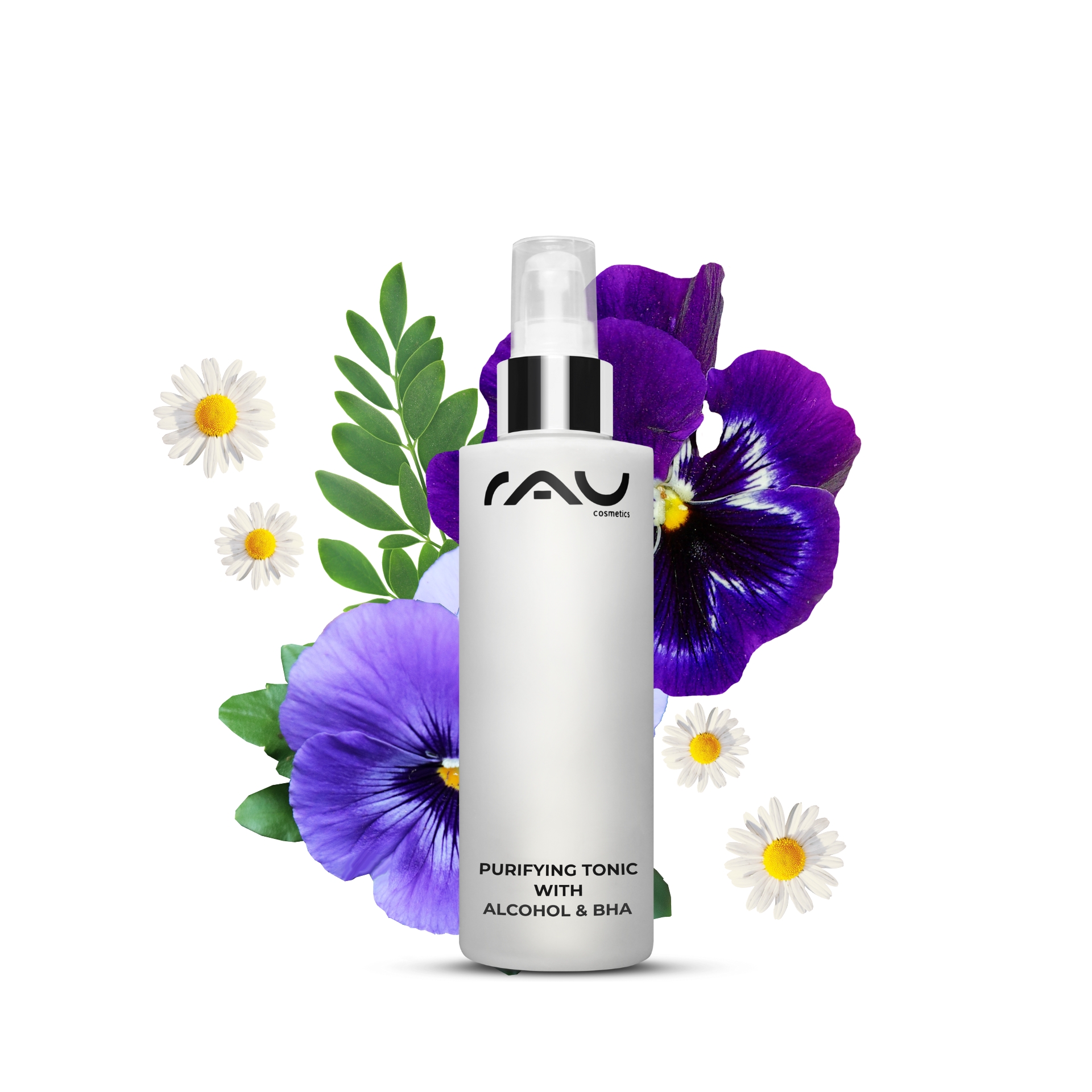 アルコール入りピュリファイング・トニック 200ml 不純物の多い肌用 Blume, Pflanze, Flasche, Parfüm, Kräuterig