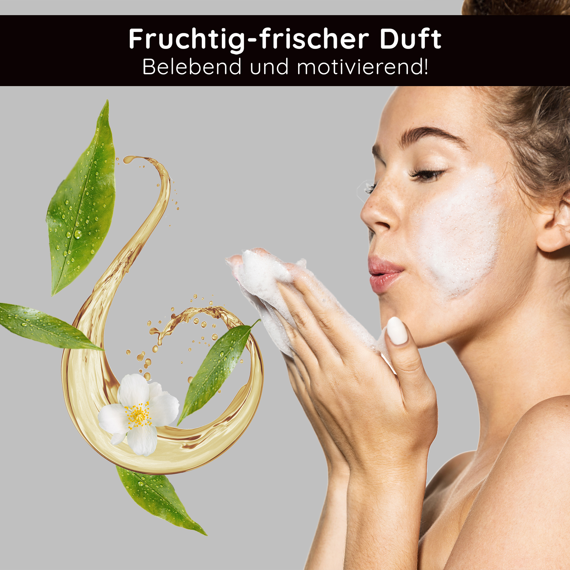 クレンジング&リフレッシュフォーム 200ml クレンジングフォーム Erwachsener, Weiblich, Person, Frau, Kopf