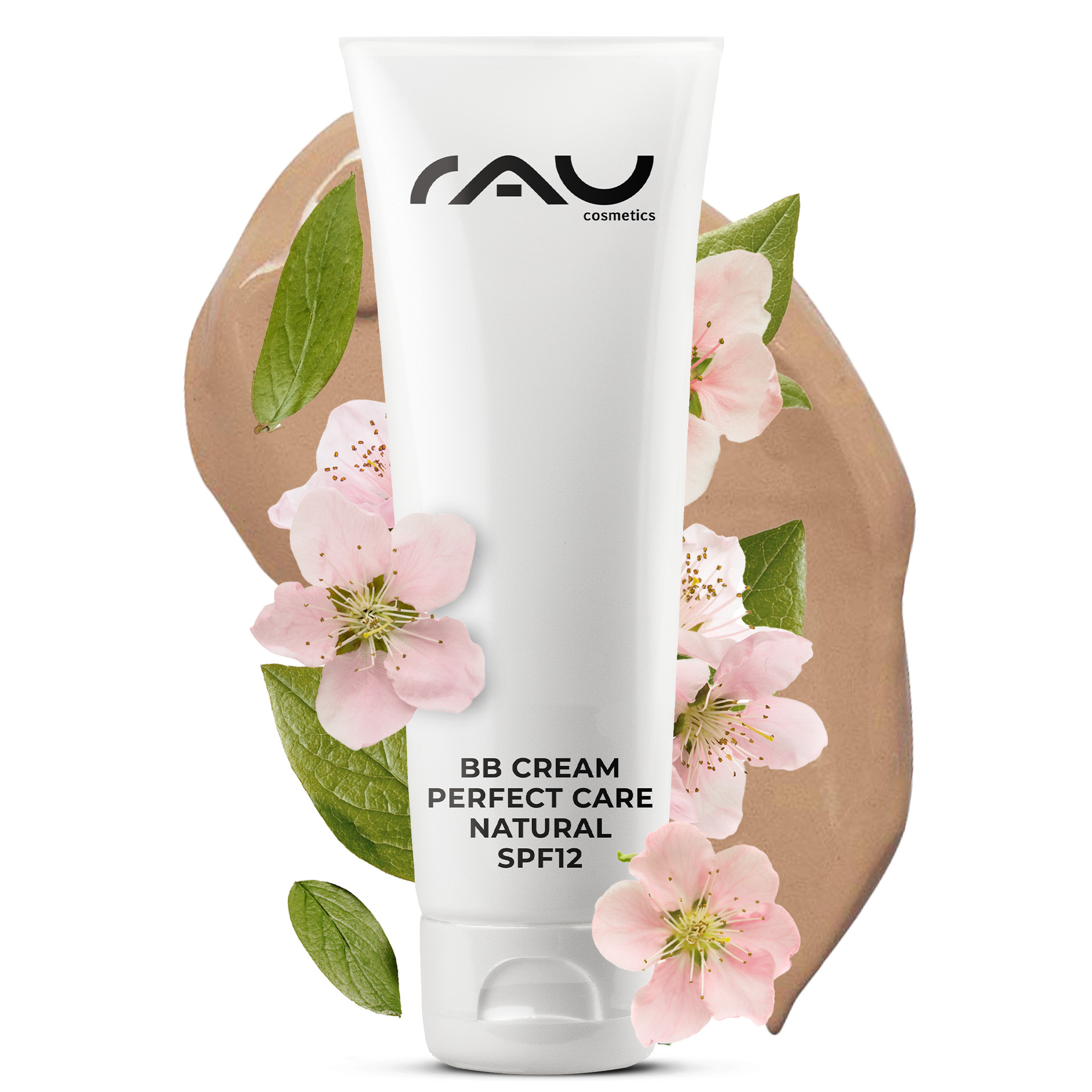 BBクリーム パーフェクトケア ナチュラル 75ml SPF12 メイクアップ & ケア Flasche, Lotion, Blume, Pflanze